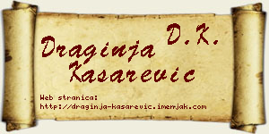 Draginja Kašarević vizit kartica